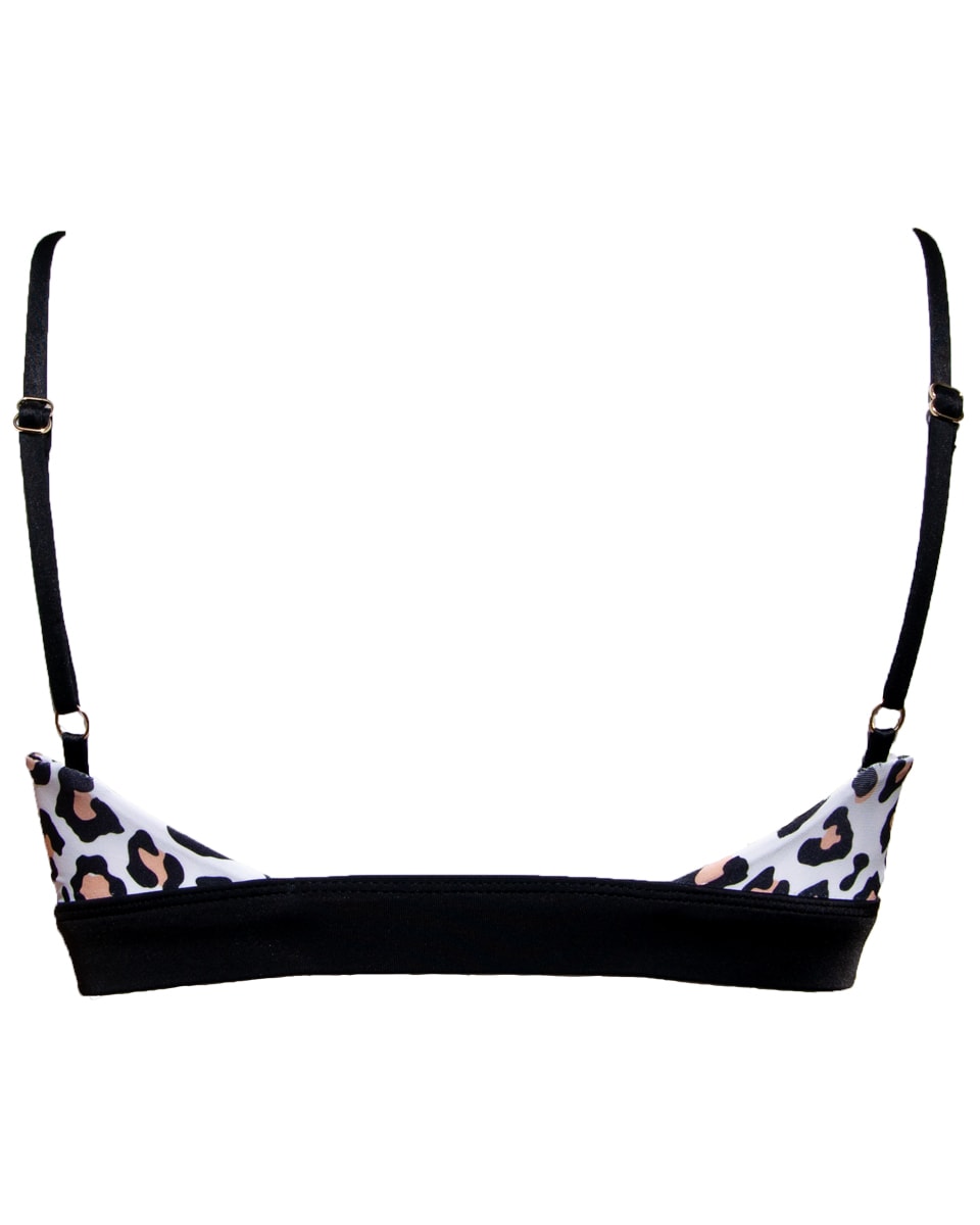 Bayu Top White Leopard