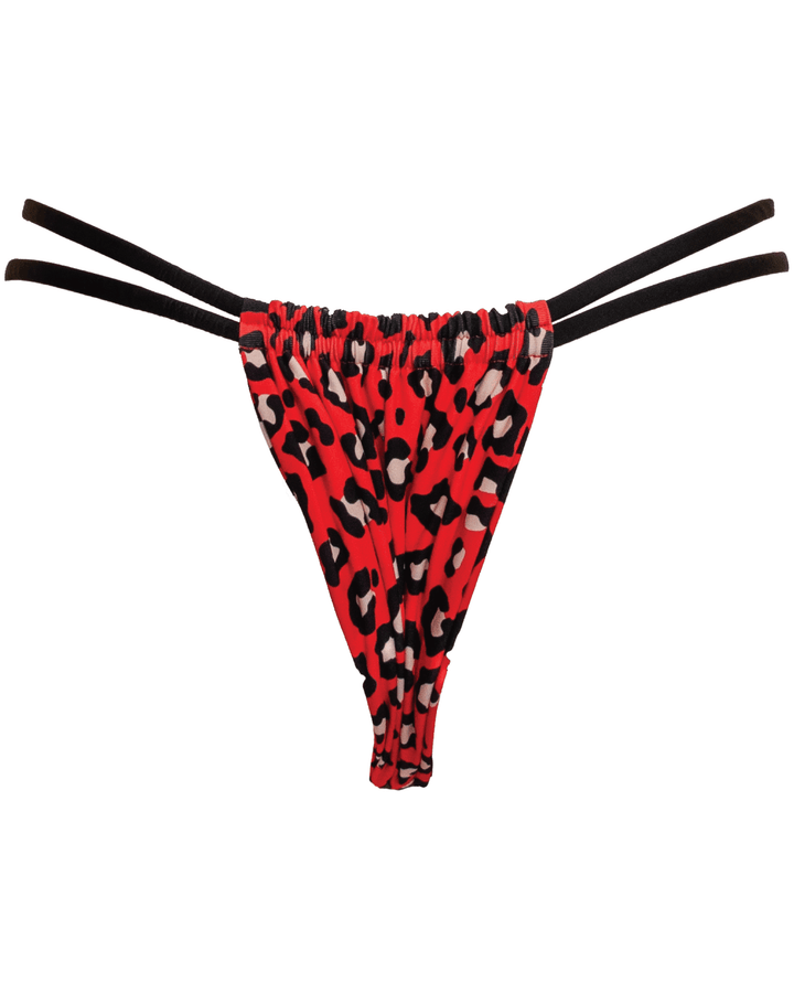 Colombiana Bottom Red Leopard