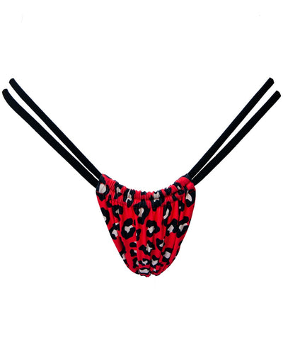 Colombiana Bottom Red Leopard