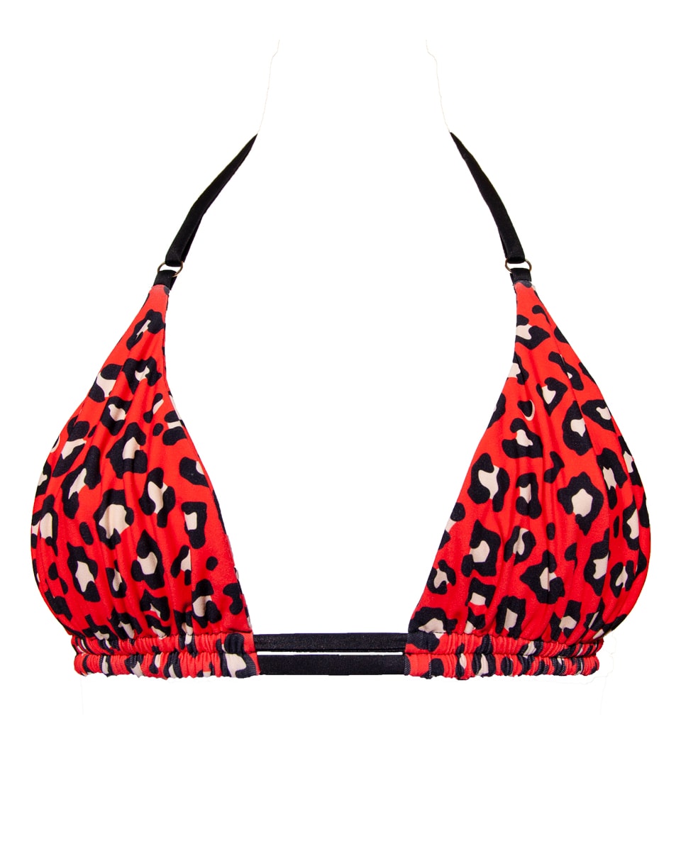 Colombiana Top Red Leopard